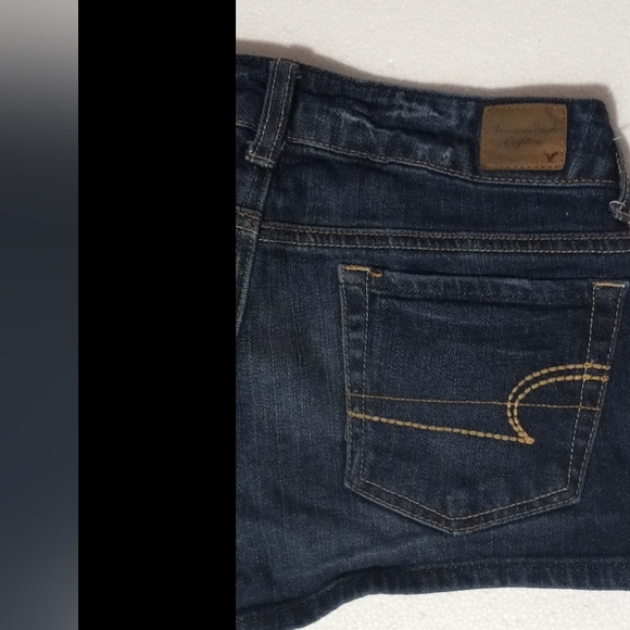 American Eagle Denim Woman shorts Stretch Size 2 - Picture 3 of 8